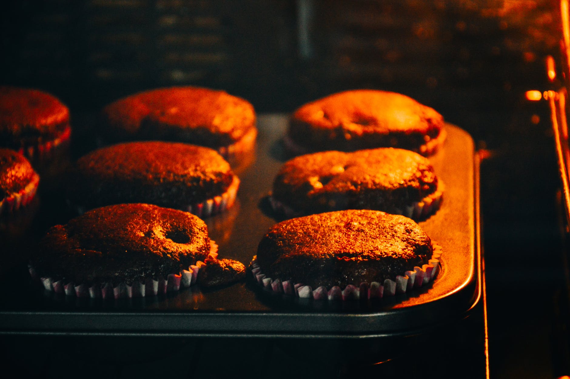 brown cupcakes